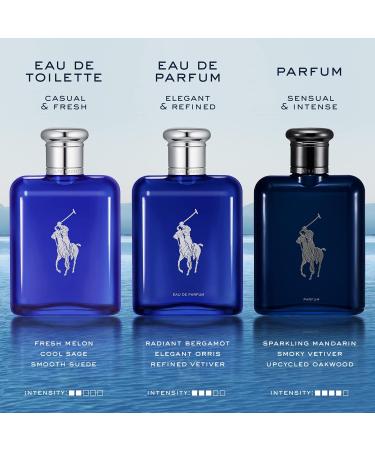 Ralph Lauren - Polo Blue - Eau de Toilette - Men's Cologne - Refillable Cologne Set - With Citrus Sage and Suede - 2.5 Fl Oz Bottle & 5.1 Fl Oz Refill - Buy Online on GoSupps.com