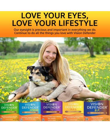 Lutein, Zeaxanthin & Meso-Zeaxanthin Eye Supplement | VISION DEFENDER MAC | Vegan Antioxidant Carotenoids | 90 Capsules | Made in UK - Buy Online on GoSupps.com