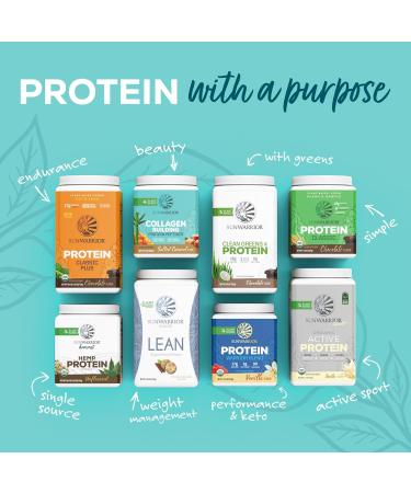 Buy Sunwarrior Vegan Collagen Protein Powder - 500g | Vegetable Protein for Muscle Mass & Easy Digestibility - International Shipping Available - Buy Online on GoSupps.com