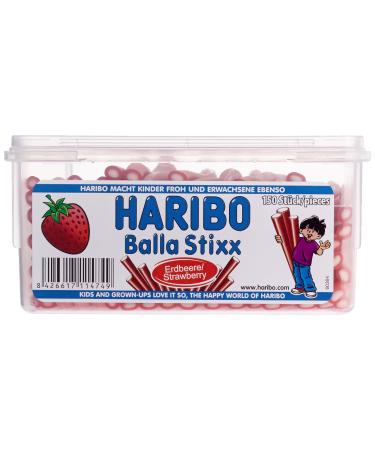 Haribo Balla Stixx Strawberry 3-pack (3x 1.125 kg) 1.125 kg (3-pack)