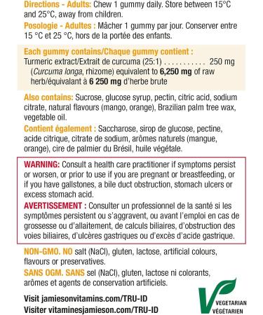 Jamieson Magnesium Gummies - Cranberry Grape Flavor (60 Count) + Turmeric Gummies (60 Count) - Buy Online on GoSupps.com