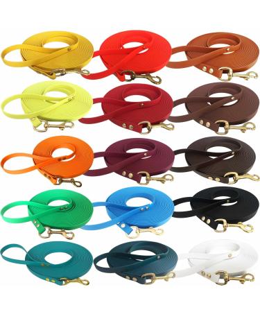 Bio -line very light bothane puppy leash 2 to 15m - 9mm dog leash for puppies and small dogs I water repellent & dirt repellent i 2m leash with hand loop in black 2 m black - Buy Online on GoSupps.com
