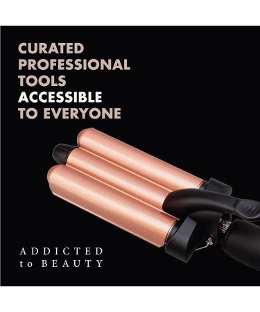 3 Barrel Deep Hair Waver - Combat Frizz & Add Shine for Beachy Waves | Ceramic Curler with Adjustable Temperature | Create Stunning Wave Styles - Buy Online on GoSupps.com