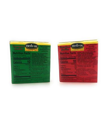 Herb-Ox Sodium Free Bouillon Bundle - Beef and Chicken - 16 Packets Assortment - Buy Online on GoSupps.com