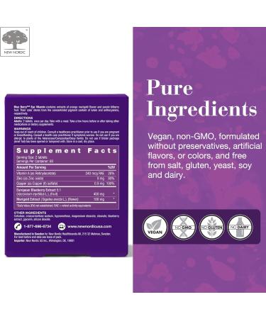 NEW NORDIC Eye & Liver Support Bundle Blue Berry Eye Vitamin (Strong) 120s Plus Active Liver Gummies 60ct - Buy Online on GoSupps.com