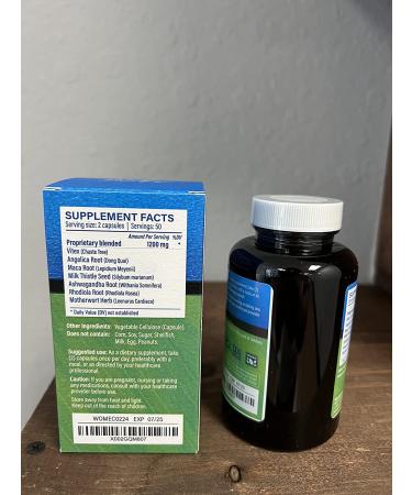 Womens Balance Herbal Supplement - Mood Enhancer & Menopause Support - 100 Capsules - Buy Online on GoSupps.com