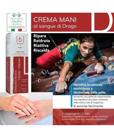 Natural Hand Cream Dragon Blood Arnica and Devil's Claw Organic Moisturising for Dry Hands 100 ml - Buy Online on GoSupps.com