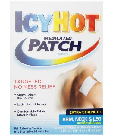 Icy Hot Topical Analgesic Small Patch (Arm  Neck & Leg) 5 ct