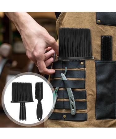 Jeffdad 2 Pieces Barber Brush Set Barber Neck Duster Brush Barber Hair Blade Clipper Cleaning Brush Soft Nylon Trimmer Shaver Razor Cleaning Brush Professional Barber Styling Tool - Buy Online on GoSupps.com