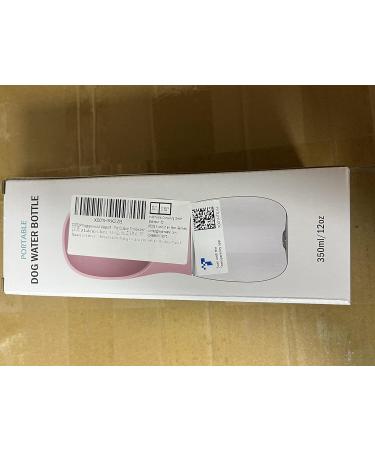 Buy Cotop Portable Dog Water Bottle 350ml - Antibacterial & Leak-Proof Travel Dispenser for Dogs & Cats - Pink Outdoor Drinking Cup - Buy Online on GoSupps.com