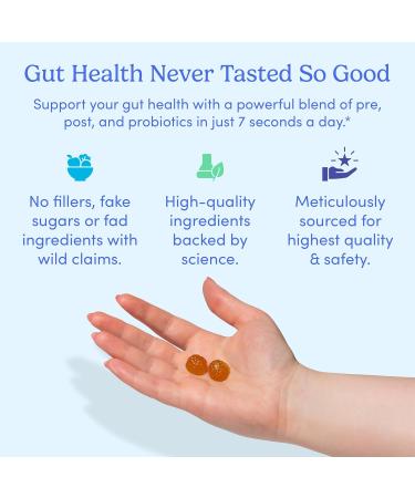 FIRST DAY Womens 3-in-1 Probiotic Gummies Prebiotic + Probiotic + Postbiotic Supplement Supports Digestive & Oral Health Immune Function & Energy Levels 30-Day Supply 60 Count (Pack of 1) Bottle - Buy Online on GoSupps.com