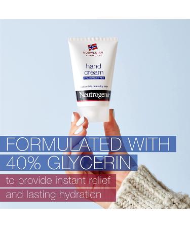 Neutrogena Hand Cream Fragrance Free 2 oz - Moisturizing Relief for Dry Hands - Buy Online on GoSupps.com