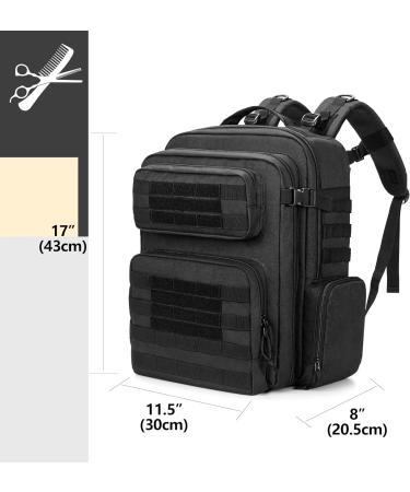BAFASO Travel Barber Case - Stylish Black Barber Bag for Styling Tools - Buy Online on GoSupps.com