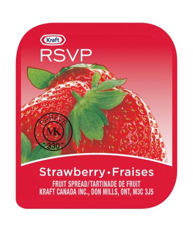 Kraft RSVP Strawberry Spread 3.2L (200 Cups) Strawberry 200 Count (Pack of 1)