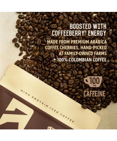 Ascent Iced Coffee Protein Powder - High Protein Coffee Powder 20 g Protein & 100 mg Caffeine - 30 Servings Iced Coffee 1.75 Pound (Pack of 1) - Buy Online on GoSupps.com