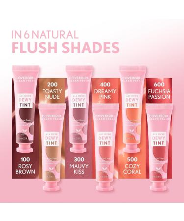 Covergirl Clean Fresh Dewy Tint 400 Dreamy Pink 3-in-1 Tint Blendable Color For Eyes Lips & Cheeks 0.33 fl oz (Pack of 1) 400 Dreamy Pink 0.33 Fl Oz (Pack of 1) - Buy Online on GoSupps.com
