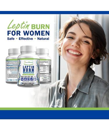 Leptin Burn for Women - Appetite Suppressant & Metabolism Booster - 60 Capsules for Fast Weight Loss - Power by Naturals - Buy Online on GoSupps.com