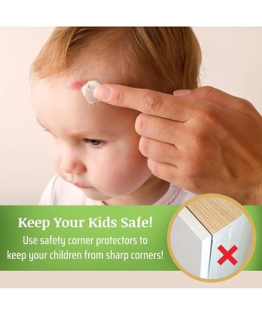 BINGBONG Small Desk Corner Protectors - 8 Pack | Baby Proofing Corner Guards for Safety - Buy Online on GoSupps.com