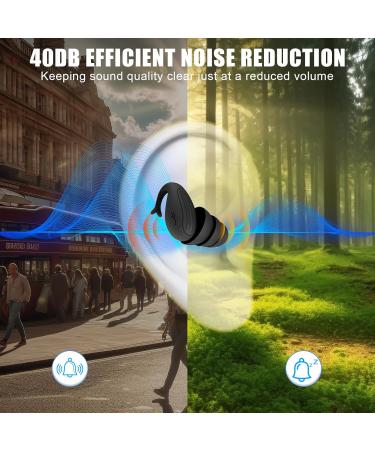 Buy Reusable Silicone Ear Plugs for Sleeping | 40dB Noise Cancelling Hearing Protection for Sleep Concerts & Swimming - International Shipping - Buy Online on GoSupps.com