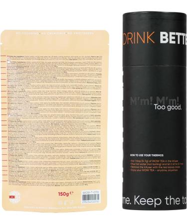 ATOP LLC WOW TEA Renew Natural Pack Detox tea and thermos black 150 g - Buy Online on GoSupps.com