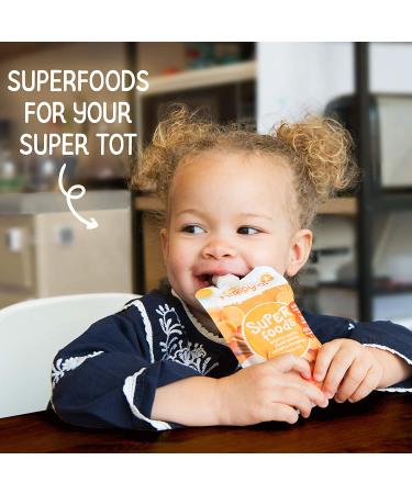 HAPPYTOT Organics Super Foods Stage 4 Pears Bananas Sweet Potatoes Pumpkin + Chia 4.22oz Pouch (Pack of 16) - Buy Online on GoSupps.com
