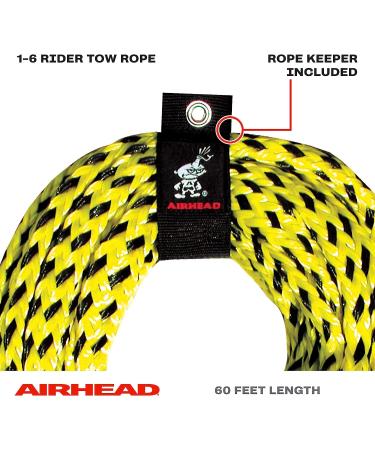 Airhead Tow Rope for 1-6 Rider Towable Tubes - 1 Section, Multiple Sizes - Buy Online on GoSupps.com