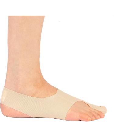 Bunion Sleeve | Ultra-Thin Corrector & Toe Straightener Bandage | Sports & Active Wear | Orthopaedic Hallux Valgus Support XS UK 3.5 Beige - Buy Online on GoSupps.com