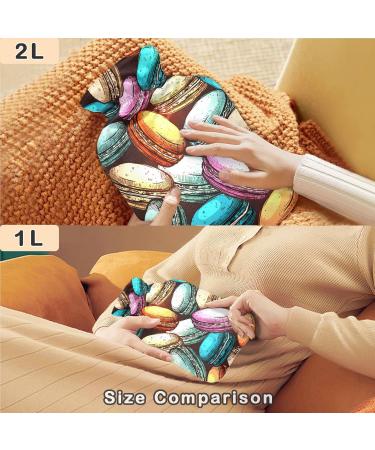 Shop Naanle Vintage Macarons Hot Water Bottle 1L - Transparent Bed & Foot Warmer for Pain Relief & Cold Therapy - International Shipping Available - Buy Online on GoSupps.com
