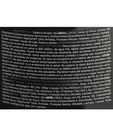 Prozis Xtreme Casein SS 2000 g Chocolate - Buy Online on GoSupps.com