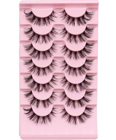 Fyonas Lash Clusters 06 - 7 Pairs Pack of 3D Layered Fluffy False Eyelashes - Wispy and Natural Look DIY Lash Extensions - 12-17mm Strip Lashes - Buy Online on GoSupps.com