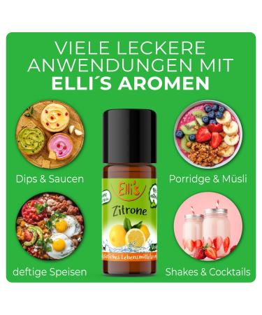 Ellis Natural Food Aroma - 100% Vegan Aroma Concentrate for Dishes & Drinks | 10ml - Buy Online on GoSupps.com