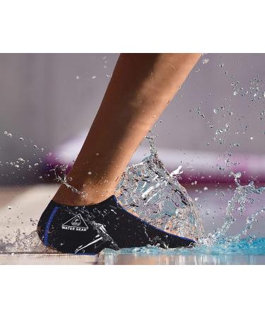 Water Gear Fin Socks - Large Men's 9-11 - Dive Socks for Scuba Diving & Snorkeling - Keep Feet Dry - Blue - Buy Online on GoSupps.com