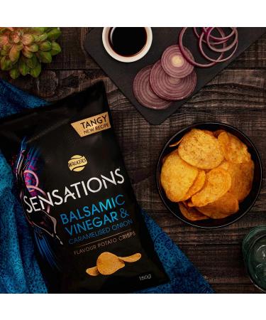 Balsamic Vinegar & Caramelised Onion Crisps 150g - Pack of 1 - Buy Online on GoSupps.com