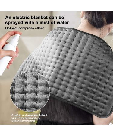 ZJchao Electric Heating Pad | 6 Heat Levels | Auto Shut-Off | Soft Dark Green Electric Blanket | 29.9 x 15.7 inches - Ideal for Pain Relief & Comfort - Buy Online on GoSupps.com