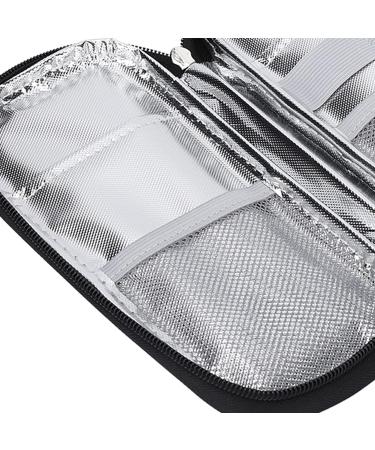 Diabetic Medication Cooler Bag - Gray Zipper Case for Outdoor Patients - Buy Online on GoSupps.com
