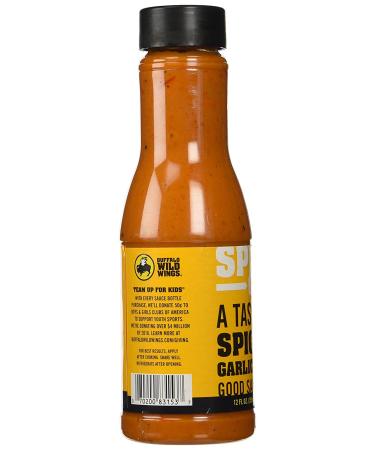Buffalo Wild Wings Spicy Garlic Sauce - 12 Fl Oz (Pack of 1) - Buy Online on GoSupps.com