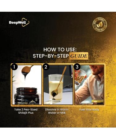 Pure Himalayan Organic Shilajit Resin Extract for Men & Women- 100% Natural Ashwagandha Black Pepper Shilajit Resin for Men Women Gold Ayurvedic Fulvic Acid 85 + Trace Minerals 50 Servings 40 Grams - Buy Online on GoSupps.com