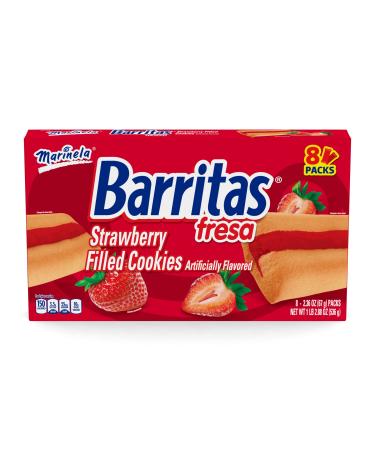 Marinela Barritas De Fresa En Caja Strawberry Bars Box, 18.06 oz
