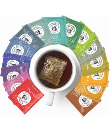 Les 2 Marmottes - Discovery Box 75 Sachets - 12 Infusions and 3 Teas - Ideal as a Gift - Wellness And Relaxation - Made In Fr - Buy Online on GoSupps.com
