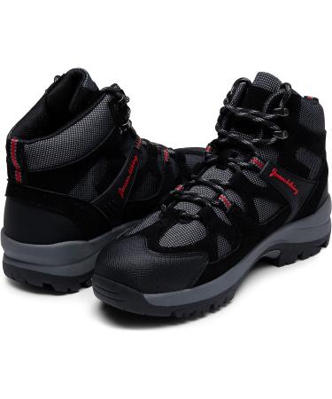 Jousen Men's Waterproof Hiking Boots - Size 12, Black | Outdoor Trekking Shoes - Buy Online on GoSupps.com