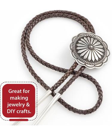 Mandala Crafts 6mm Red Bolo Leather Cord for Jewelry Making - 2.2 Yards - Buy Online on GoSupps.com