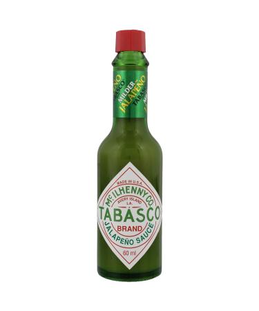 Tabasco Jalapeño Spicy Sauce Green 60 ml - Pack of 6