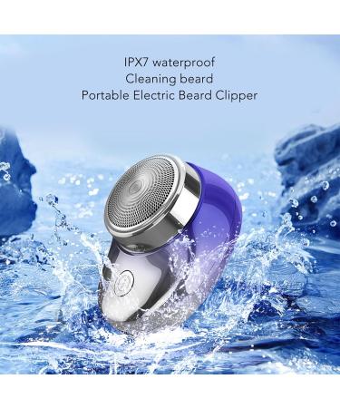 Asixxsix Mini Electric Shaver - Fully Automatic Portable Hair Clipper with USB Charging for Beard Hair & Body Grooming | International Shipping Available - Buy Online on GoSupps.com