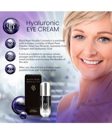 Black Pearl Royalty Hyaluronic Acid Eye Cream | Anti-Aging & Anti-Wrinkle - Enriched with Dead Sea Minerals - International Shipping Available - Buy Online on GoSupps.com