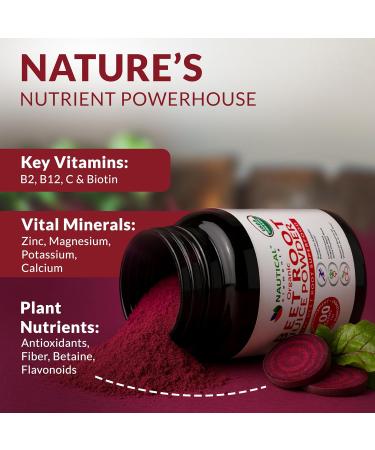 Beet Juice Powder Organic - Cold Pressed - 20:1 Concentrate - Concentrated Beet Root Powder - Nitric Oxide - Circulation Support - 57 Servings of Beet Root Supplement - 7oz 7 Ounce (Pack of 1) - Buy Online on GoSupps.com