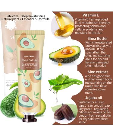 10 Pack Natural Plant Fragrance Hand Cream Gift Set for Dry Cracked Hands - Moisturizing Mini Lotion for Travel - Perfect Gift for Mom & Grandma - Buy Online on GoSupps.com