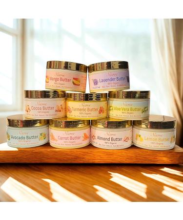 Organic Lemon Butter 100% Organic & Pure Raw Natural & Unrefined. Skin Moisturizer For Face Body & Hair. Great for Treating Scar & Acne Anti-Aging Moisturizer For all type of Skin Lemon Butter 8 Ounce (Pack of 1) - Buy Online on GoSupps.com