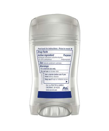 Secret Clinical Strength Antiperspirant Deodorant for Women - Stress Response Clear Gel 1.6 Oz (Pack of 3) - Buy Online on GoSupps.com
