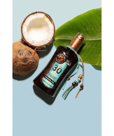 Byron Bay Australia Fast Bronzing Tanning Oil SPF 30 Spray - UVA & UVB Instant Protection Non-Greasy Water-Resistant with Vitamin E & Aloe Vera Coconut Scent 200ml - Buy Online on GoSupps.com