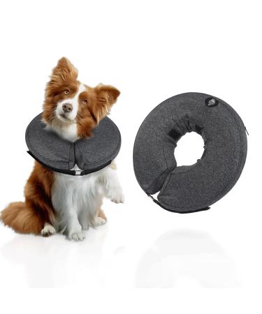 Lollanda inflatable breaking crane dog with adjustable buckle protective collar dog soft protective collar dog collar leak protection for surgery injuries pets cats dogs (s - Buy Online on GoSupps.com